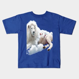 Lamb and Lion. Kids T-Shirt